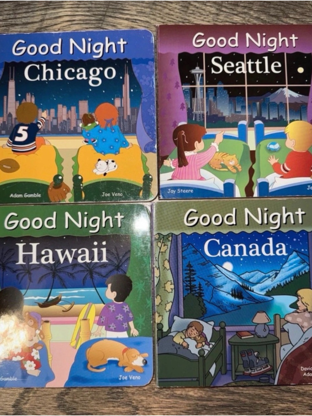 Goodnight Book Bundle - Hawaii, Chicago, Seattle and Canada